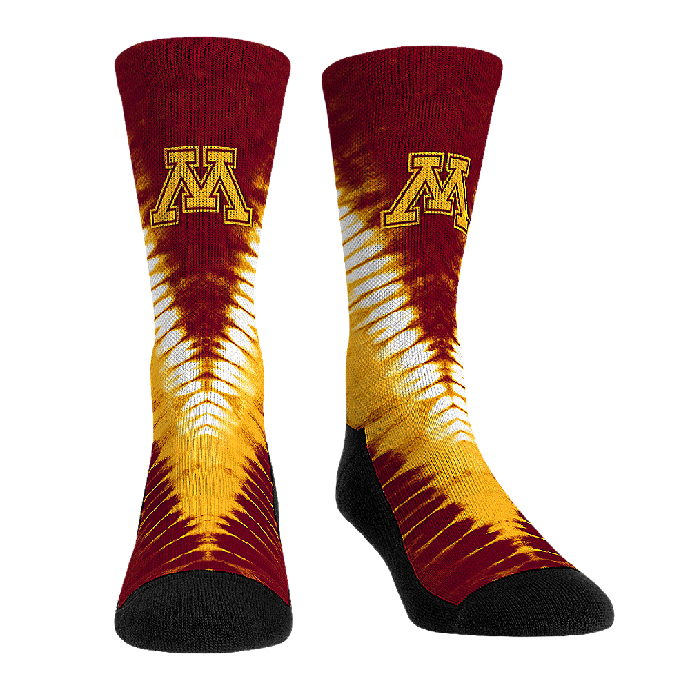Minnesota Golden Gophers - V Shape Tie Dye | Rock 'Em Socks