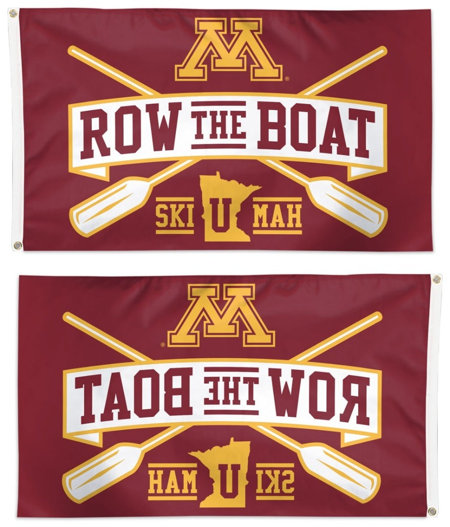 Minnesota Gophers Flag 3x5 Row The Boat