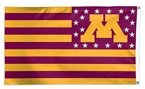 Minnesota Gophers Flag 3x5 Stars and Stripes