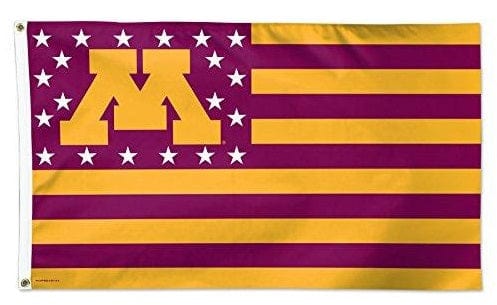 Minnesota Gophers Flag 3x5 Stars and Stripes
