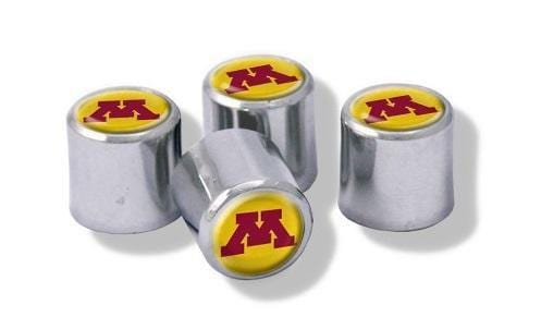 Minnesota Gophers Tire Valve Stem Caps 4-Pack