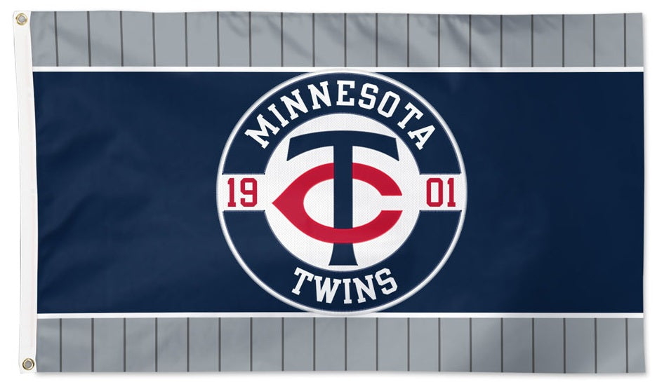 Minnesota Twins Embroidered Flag 2 Sided 3x5 1