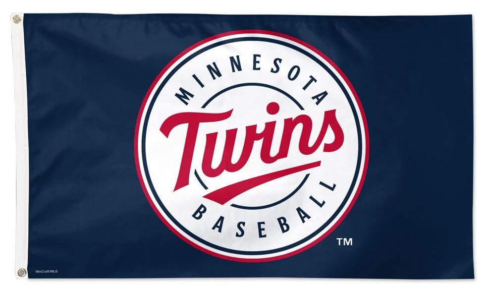 Minnesota Twins Flag 3x5 New Logo Round 1