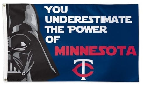 Minnesota Twins Flag 3x5 Star Wars Darth Vader