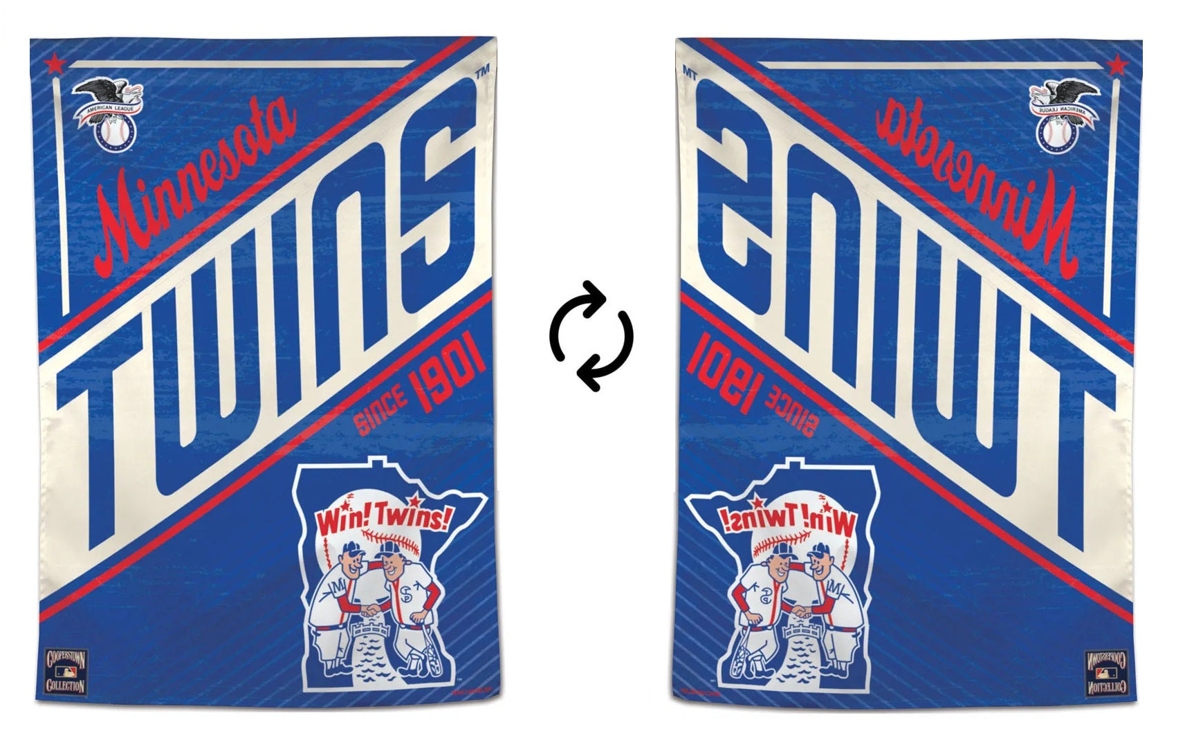 Minnesota Twins Flag Cooperstown Throwback House Banner 1