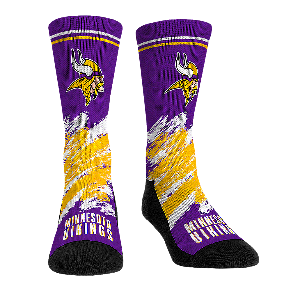 Minnesota Vikings - Throwback Paint | Rock 'Em Socks 1