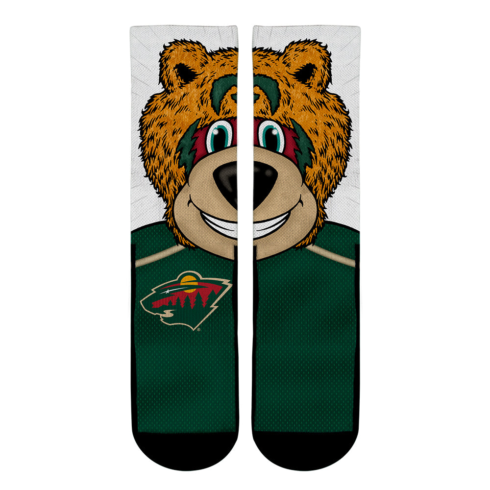 Minnesota Wild - Split Face Mascot | Rock 'Em Socks