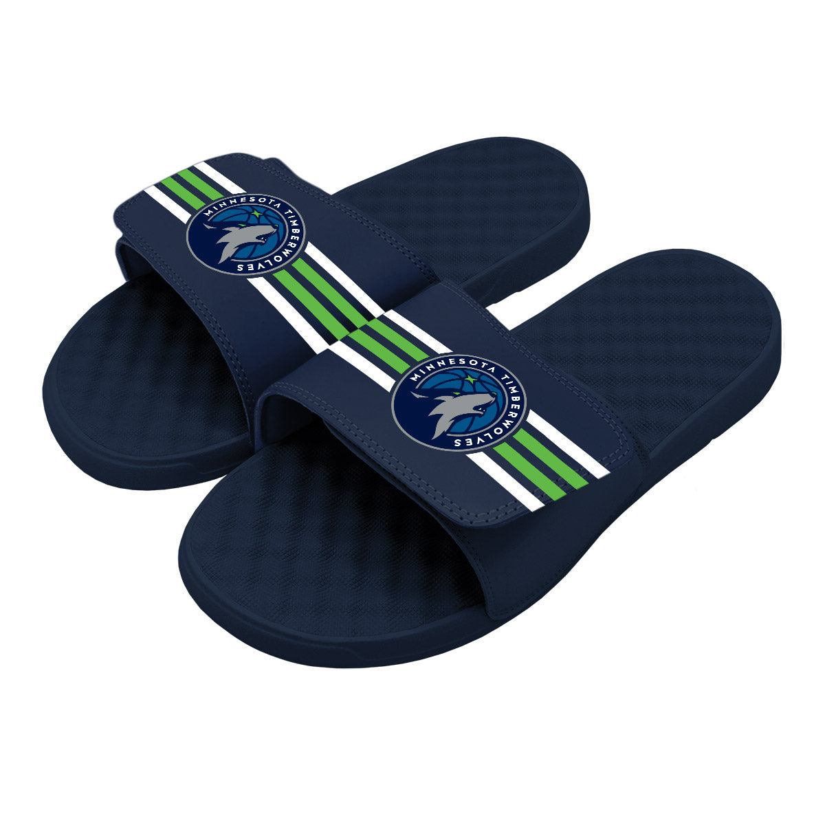 Minnesota Timberolves Stripes Slides 1