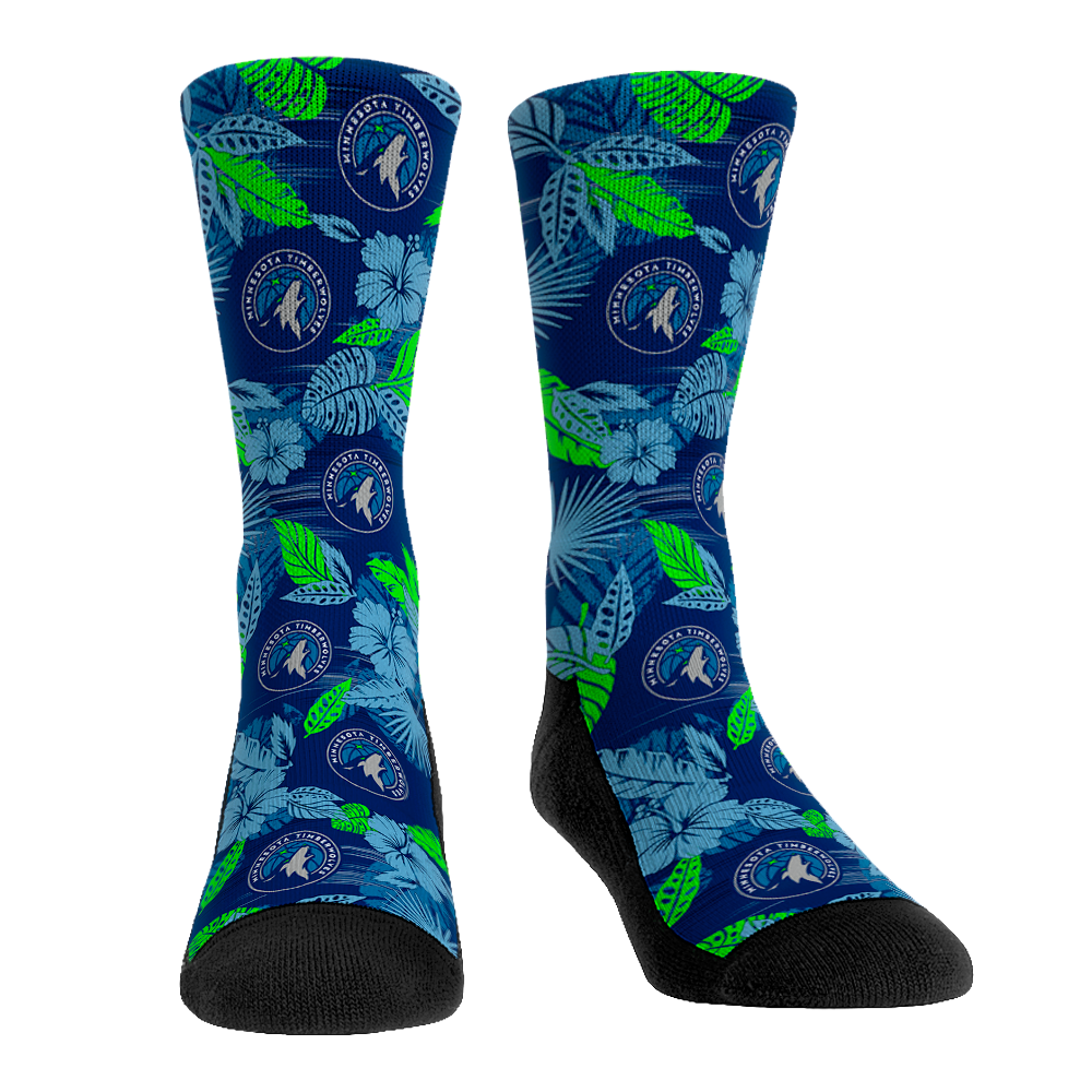 Minnesota Timberwolves - Floral | Rock 'Em Socks 1