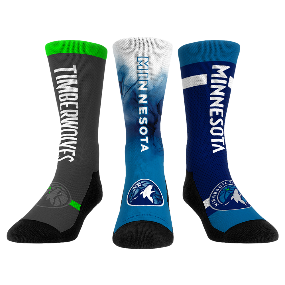 Minnesota Timberwolves - Ultimate Jersey - 3-Pack | Rock 'Em Socks 1