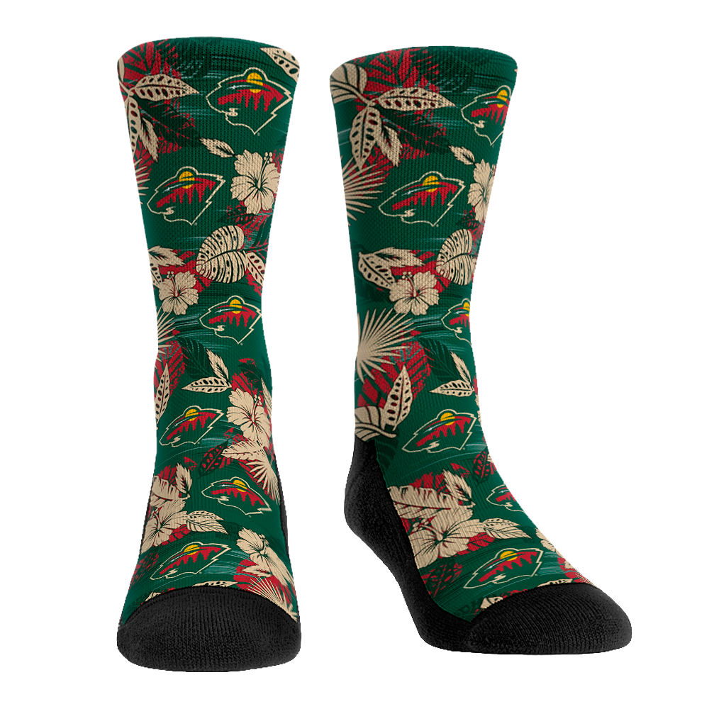 Minnesota Wild - Floral | Rock 'Em Socks