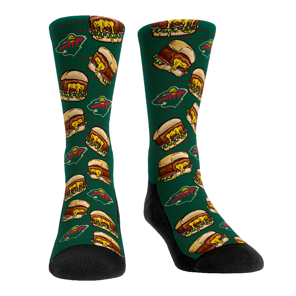 Minnesota Wild - Juicy Lucy Burger | Rock 'Em Socks