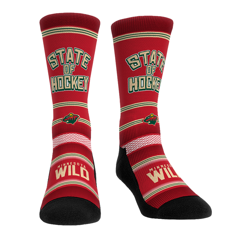 Minnesota Wild - Slogan | Rock 'Em Socks