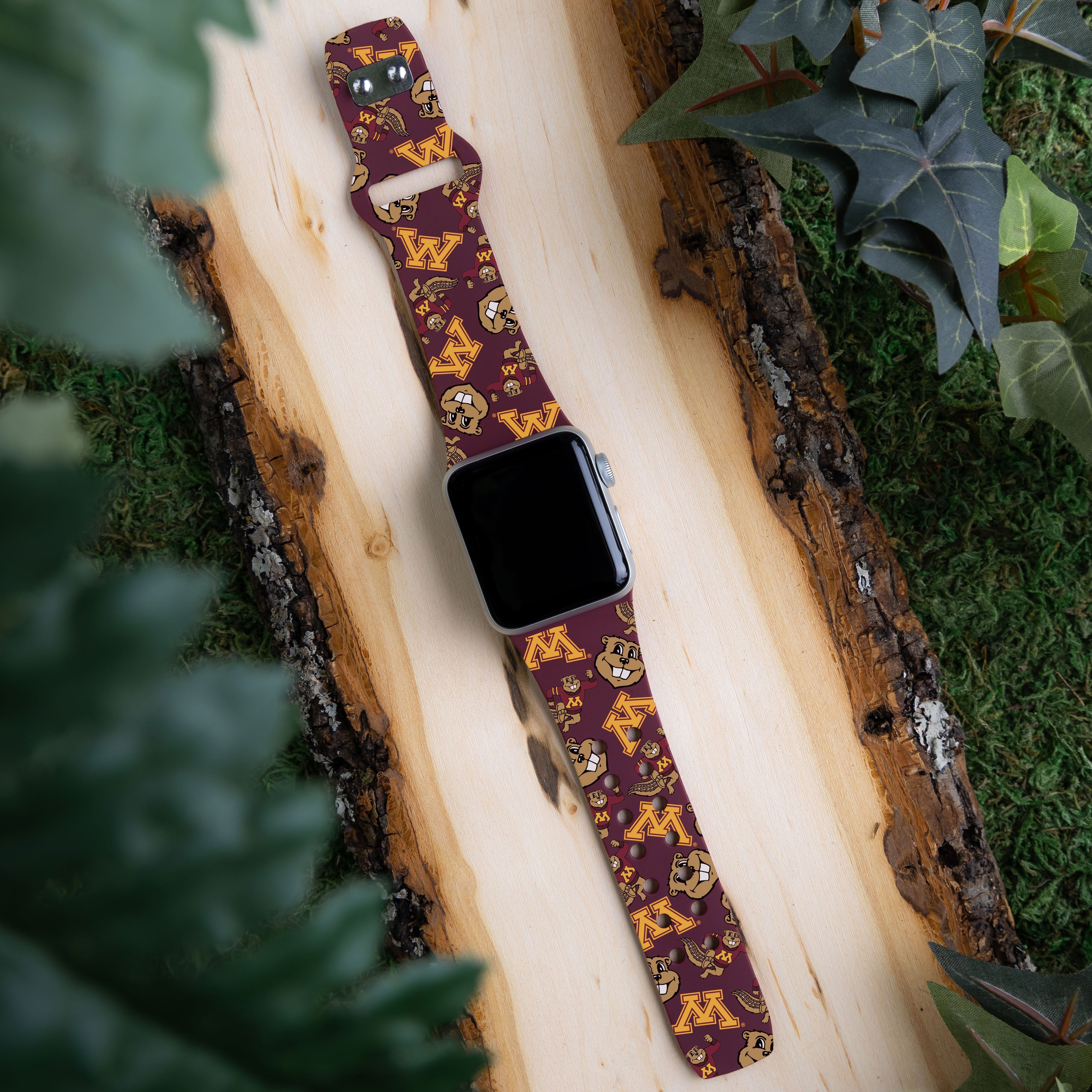 Minnesota Golden Gophers HD Apple Watch Band 10