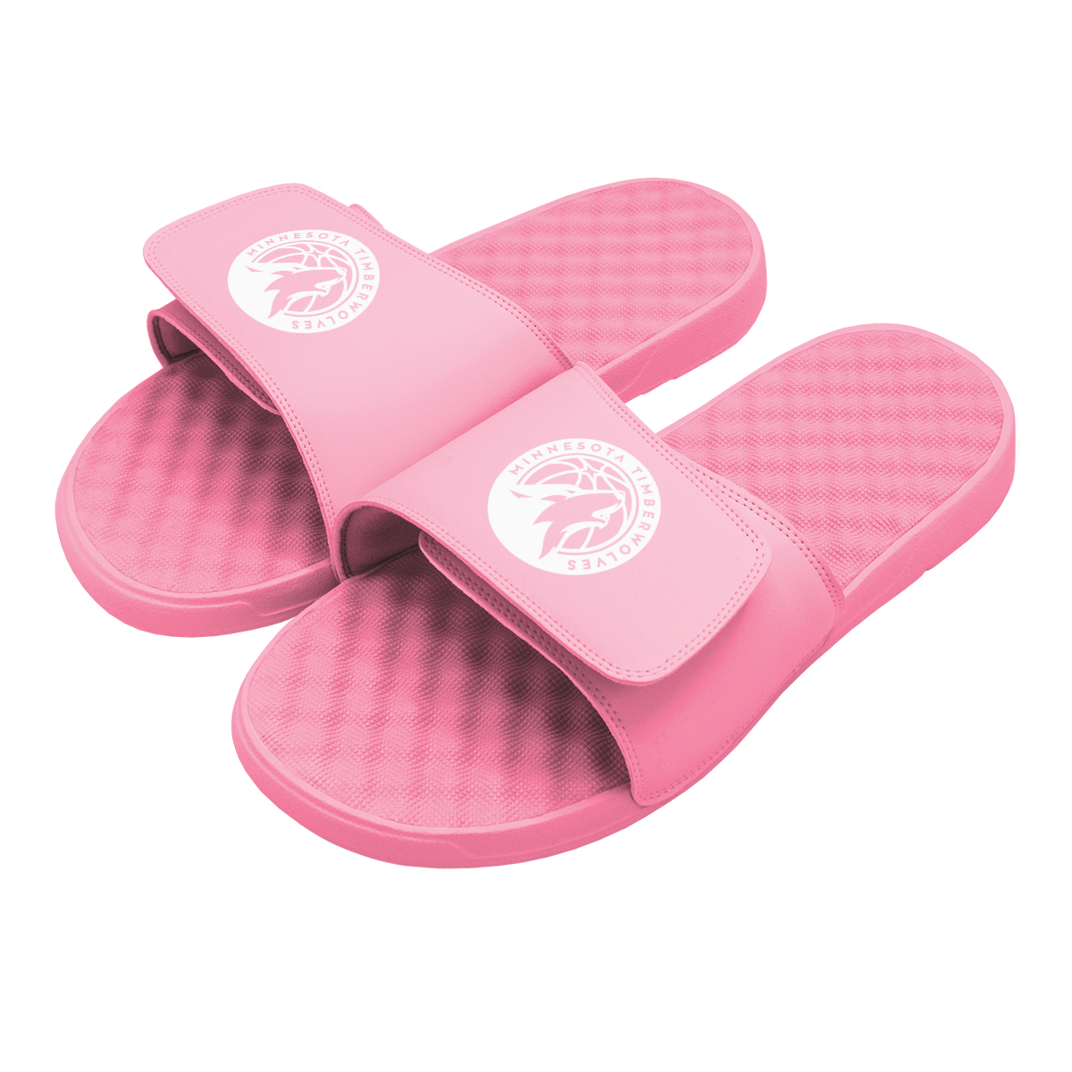 Minnesota Timberwolves Primary Pink Slides 1