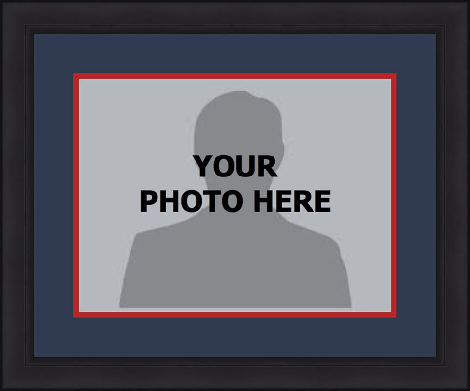 MLB Baseball Photo Picture Frame Kit - Minnesota Twins (Navy Matting, Red Trim) 1