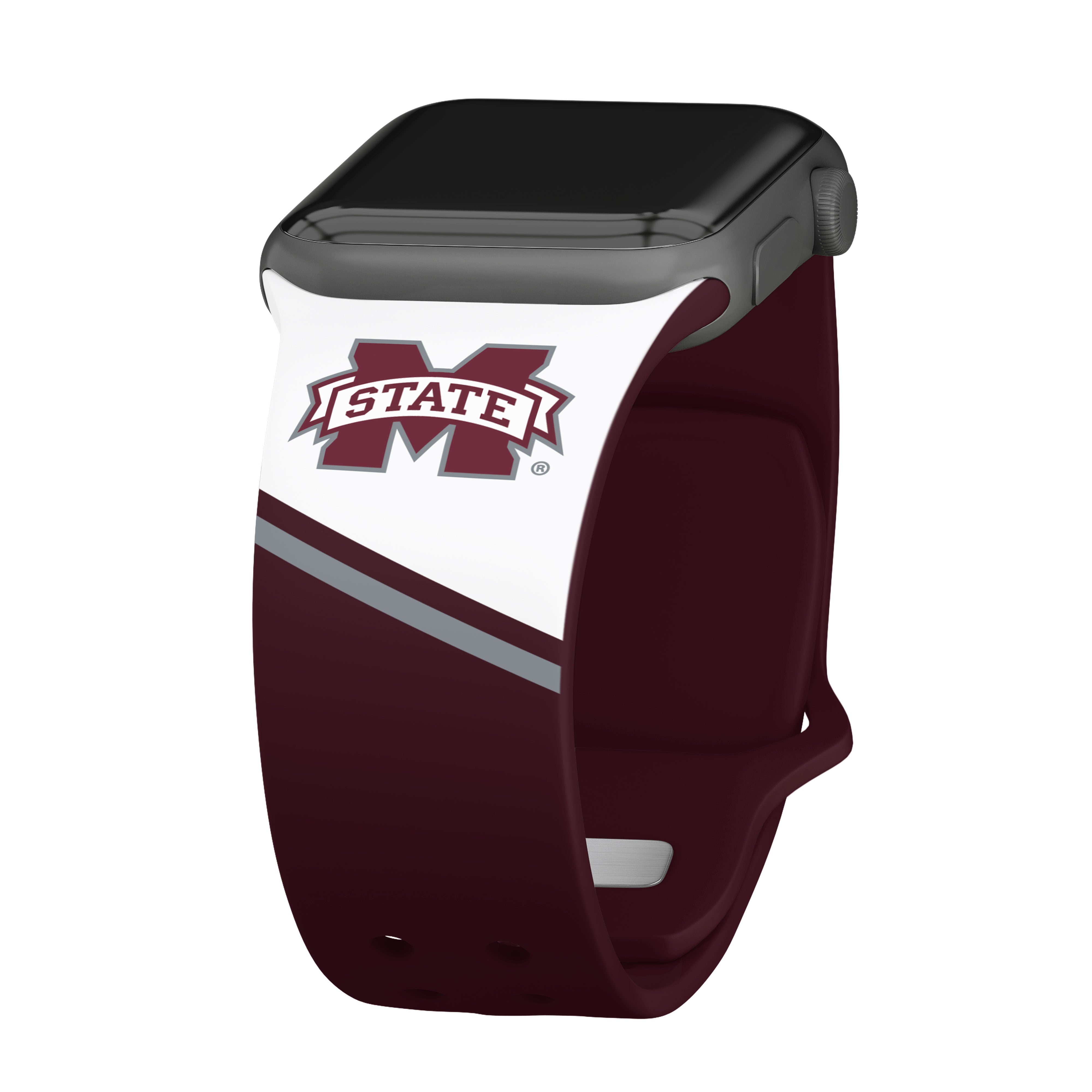 Mississippi State Bulldogs HD Apple Watch Band 17