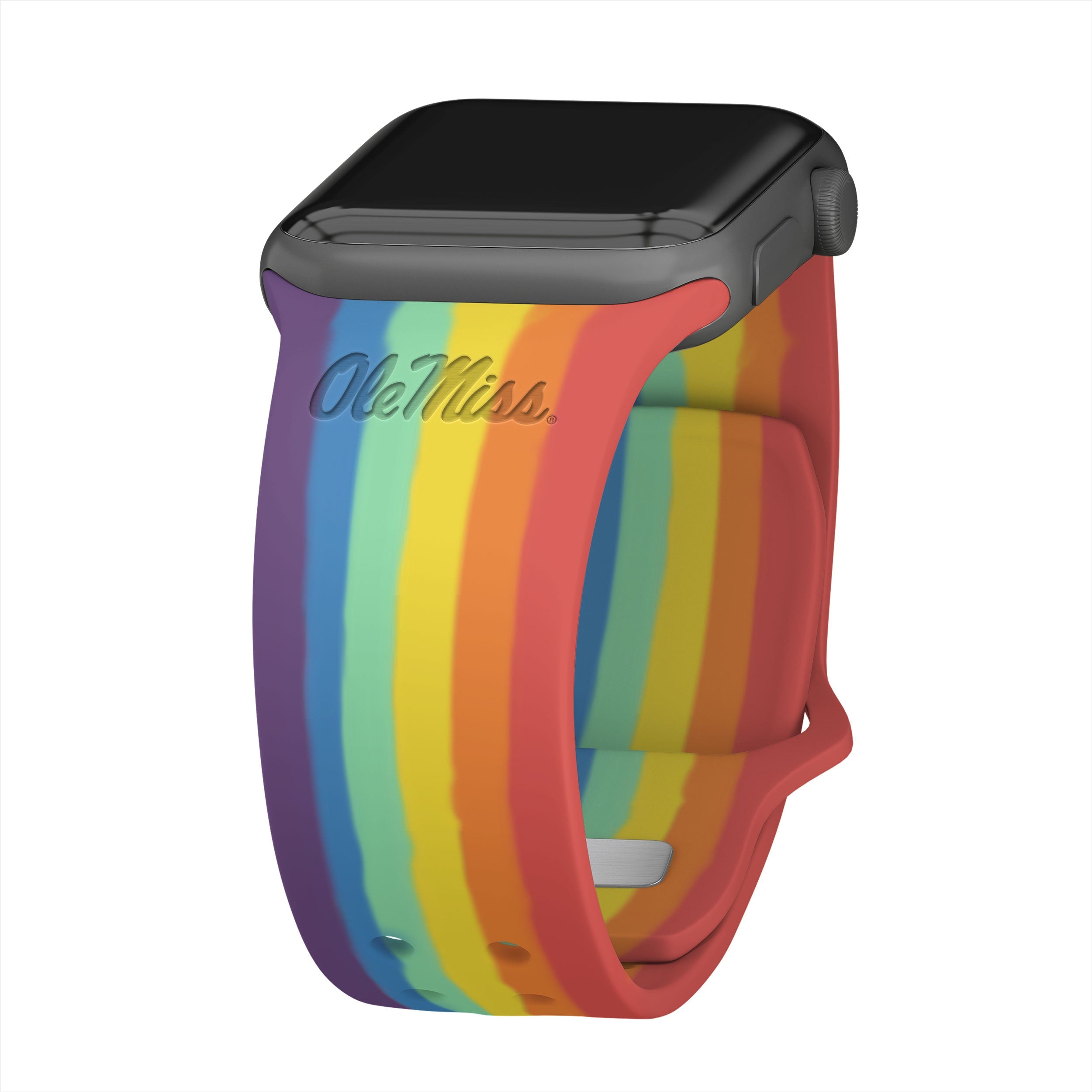 Mississippi Ole Miss Rebels Engraved Apple Watch Band 25