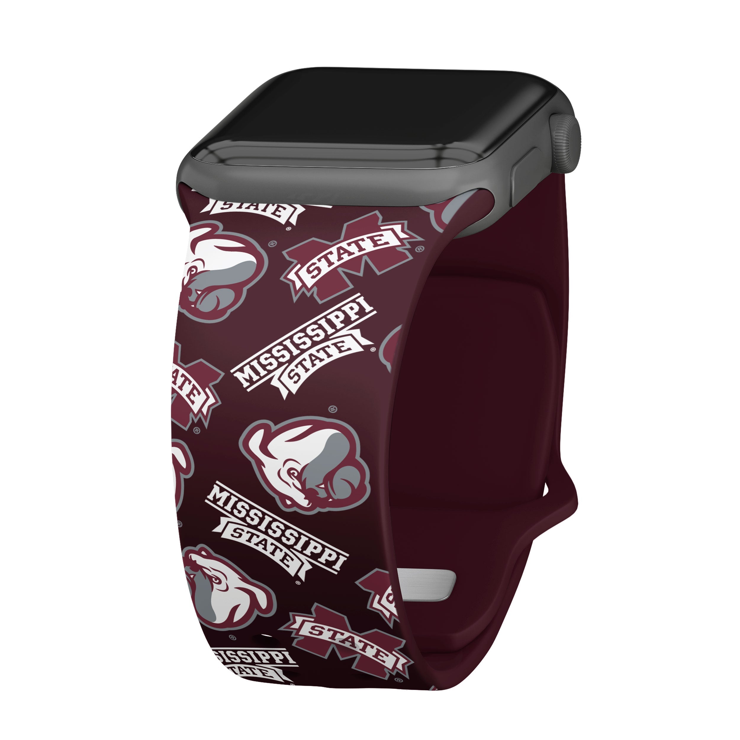 Mississippi State Bulldogs HD Apple Watch Band 9