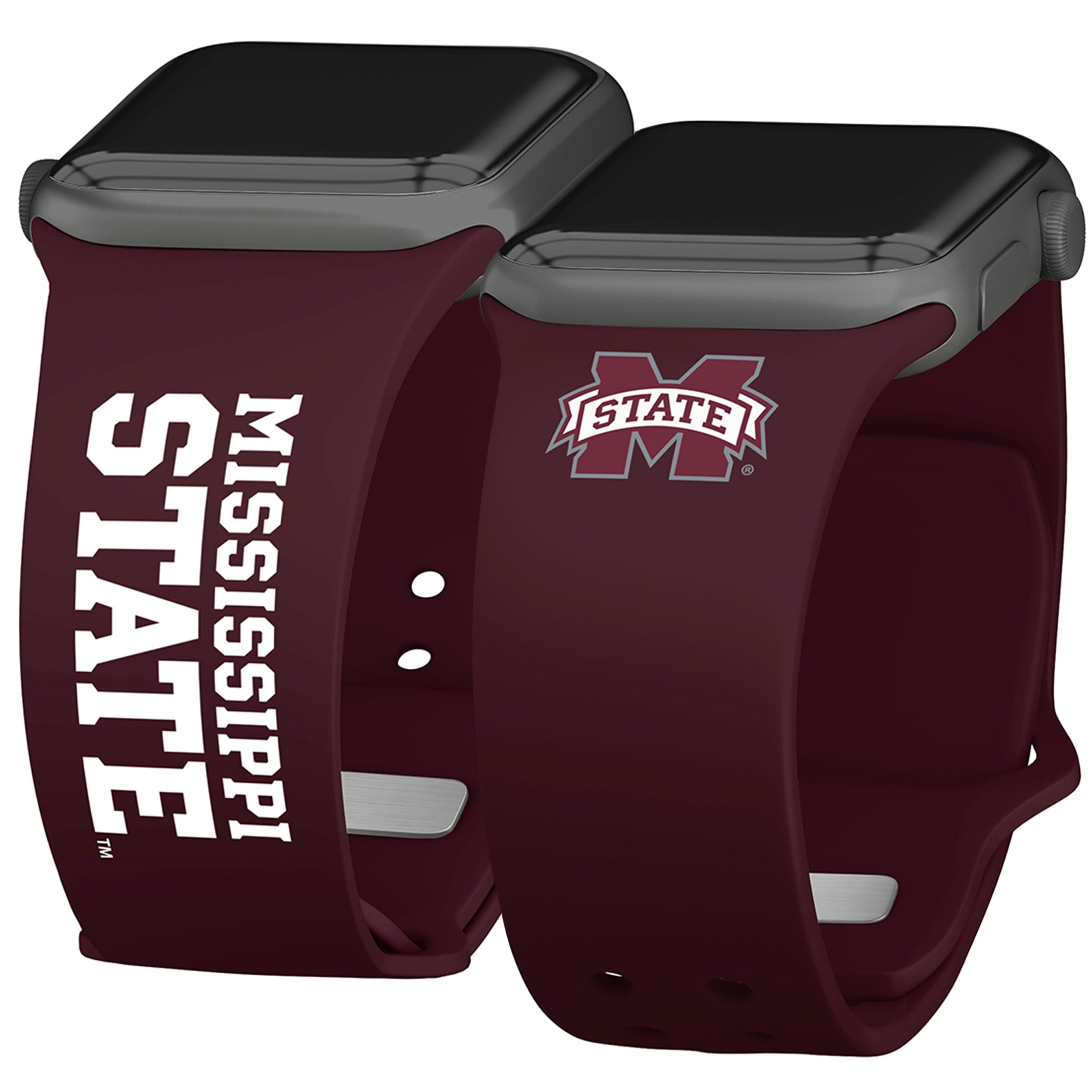 Mississippi State Bulldogs HD Apple Watch Band 24