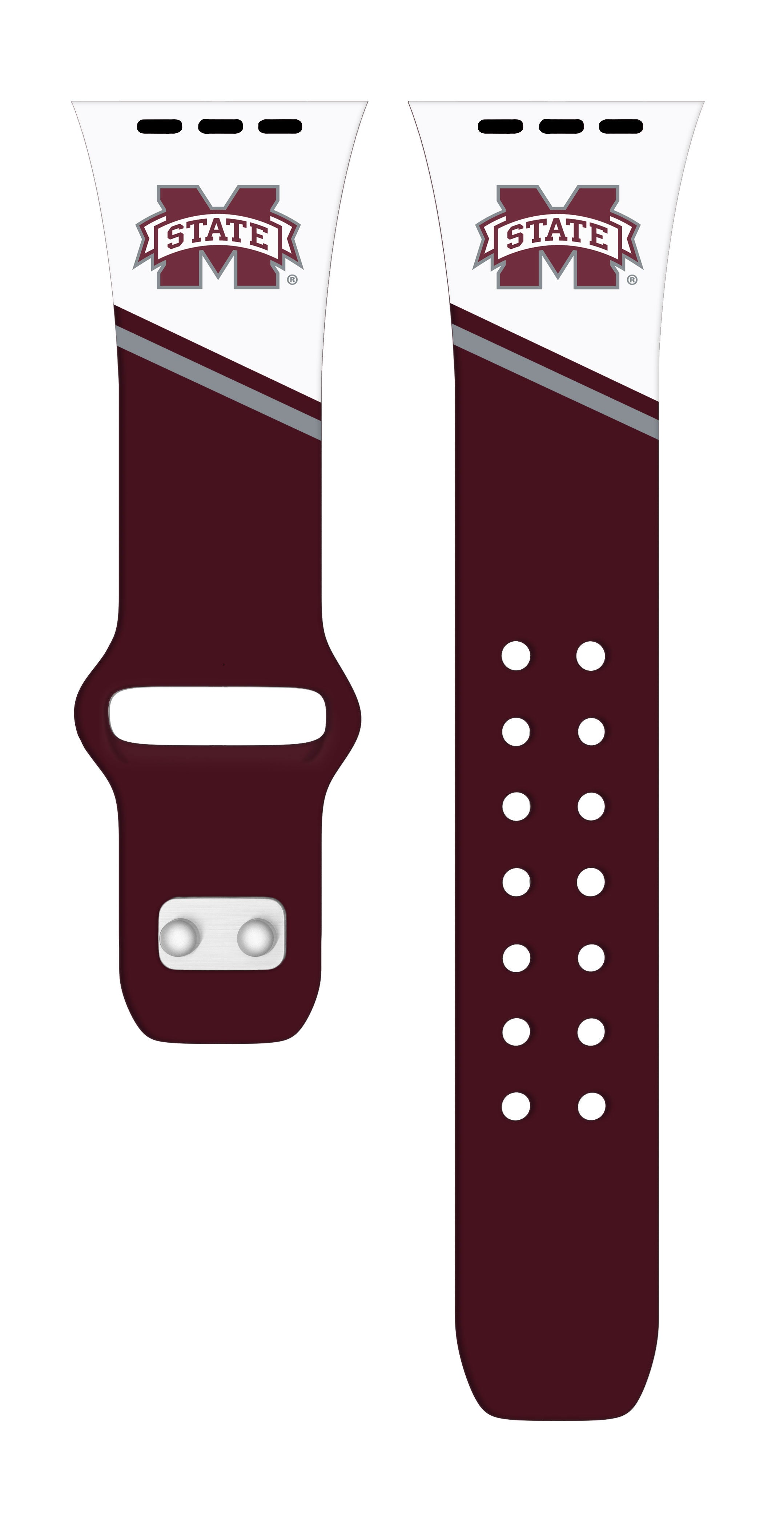 Mississippi State Bulldogs HD Apple Watch Band 20