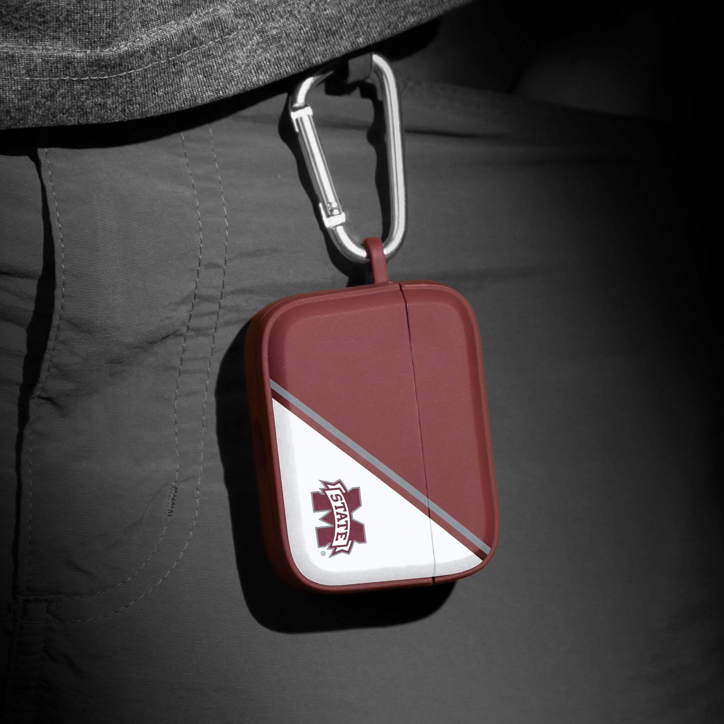 Mississippi State Bulldogs HDX Champion Series Apple AirPods Pro 1 & 2 Case Cover 3