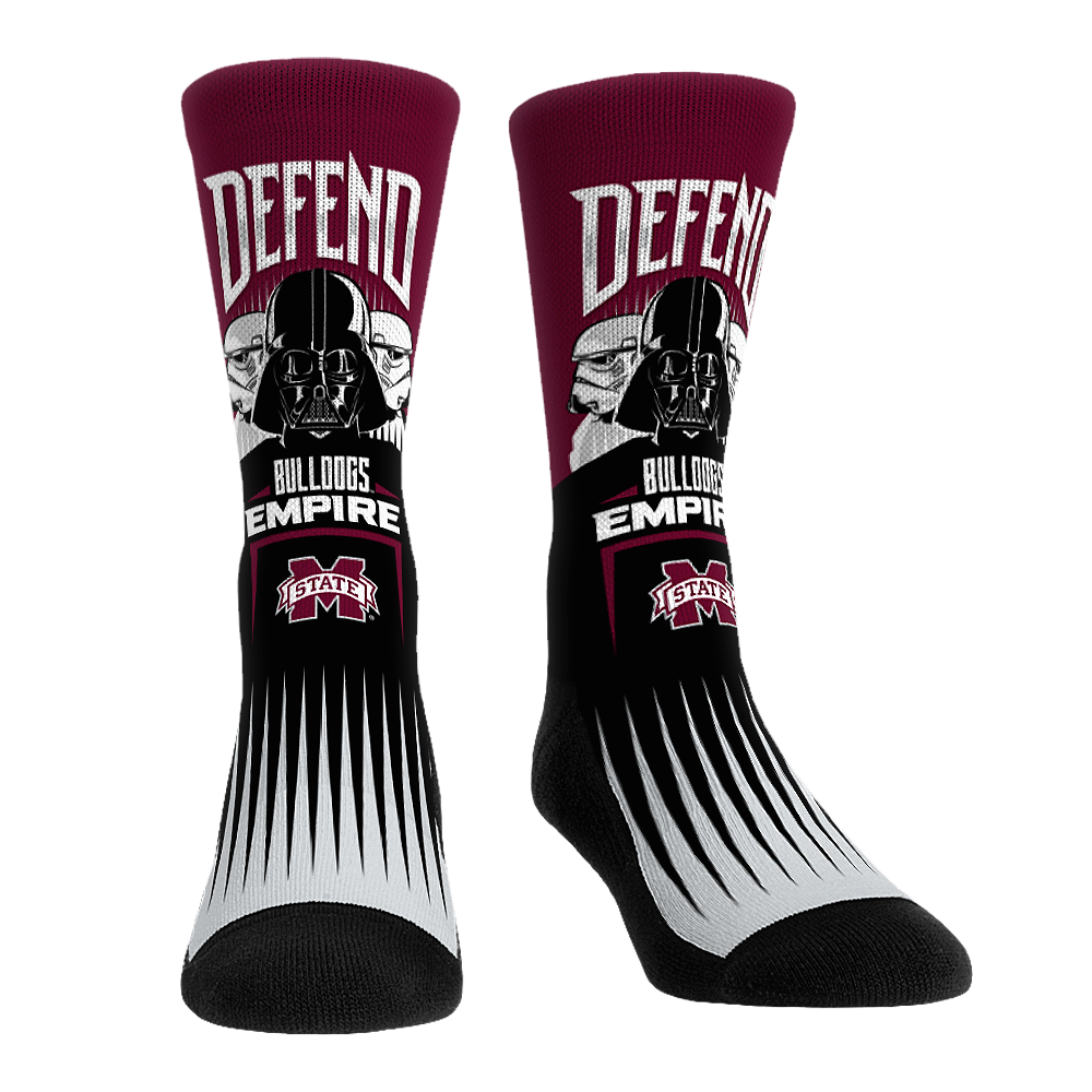 Mississippi State Bulldogs - Star Wars  - Defend The Empire | Rock 'Em Socks 1