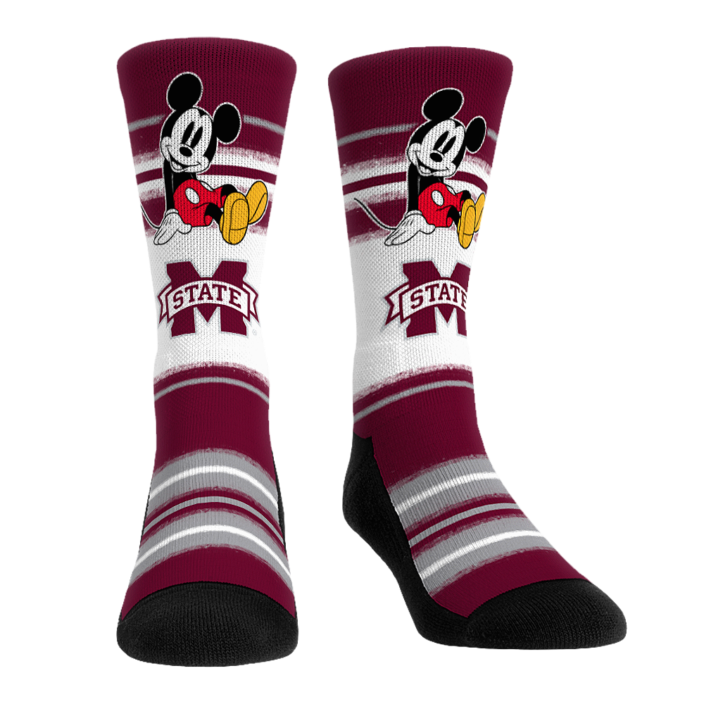 Mississippi State Bulldogs - Disney  - Sit Stripe | Rock 'Em Socks 1