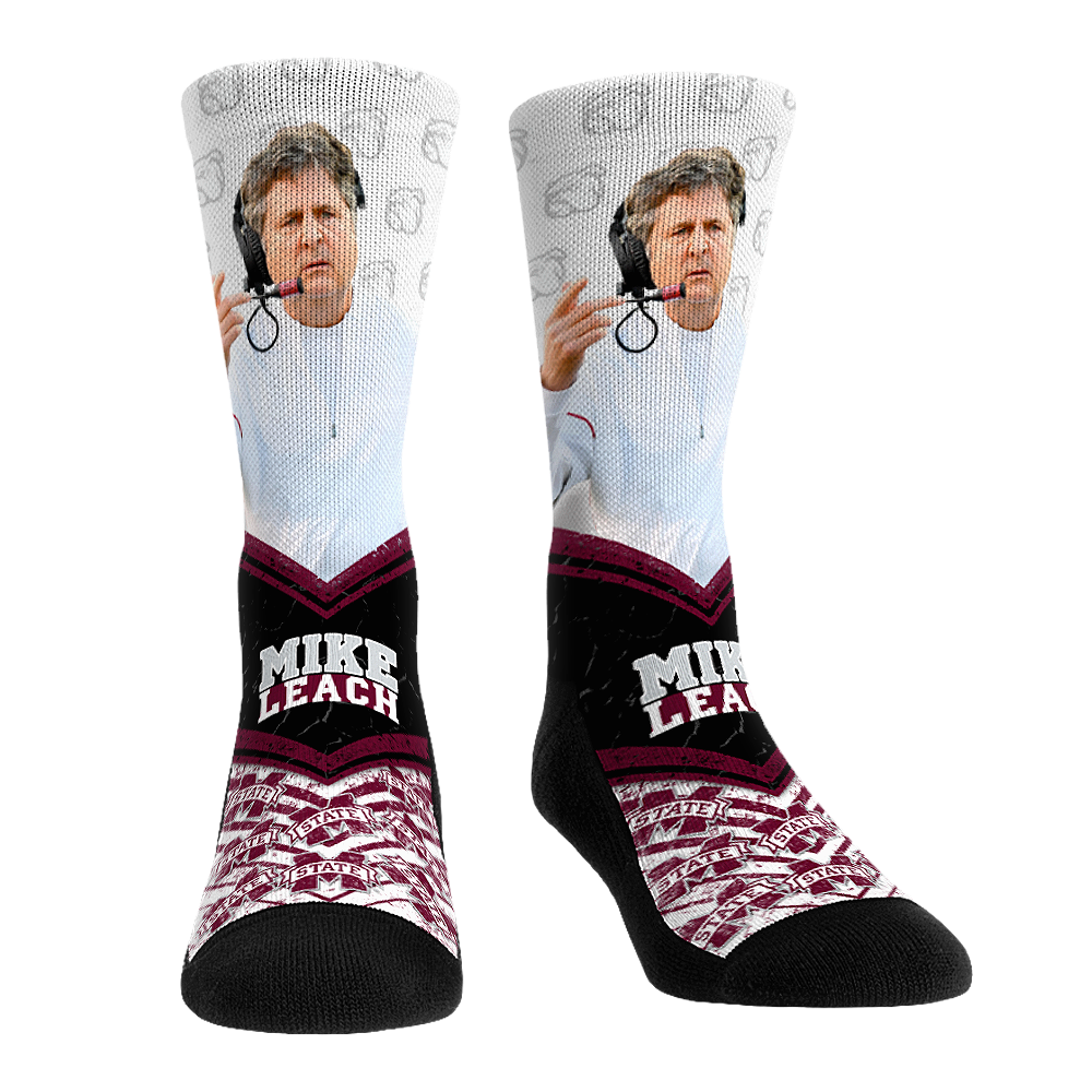 Mississippi State Bulldogs - Coach Mike Leach Walkout | Rock 'Em Socks 1