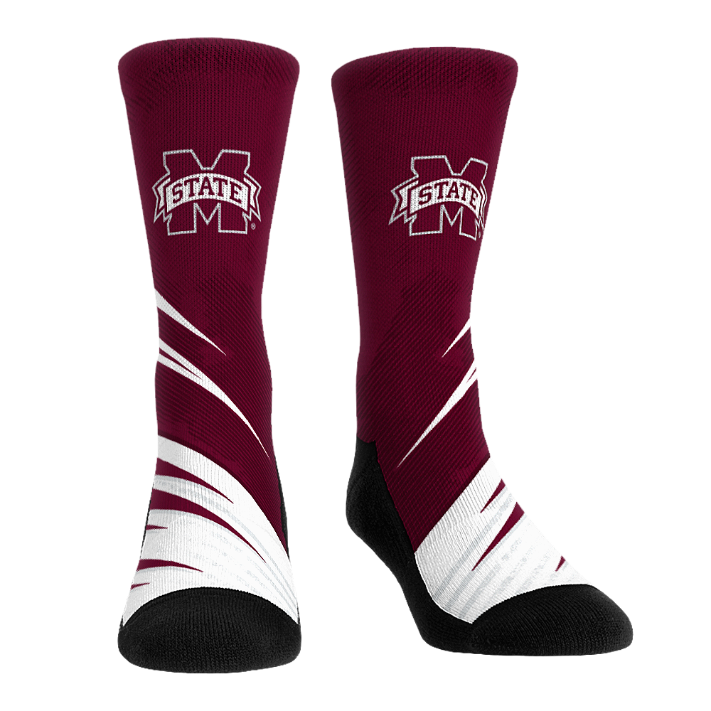 Mississippi State Bulldogs - Slash Slant | Rock 'Em Socks 1