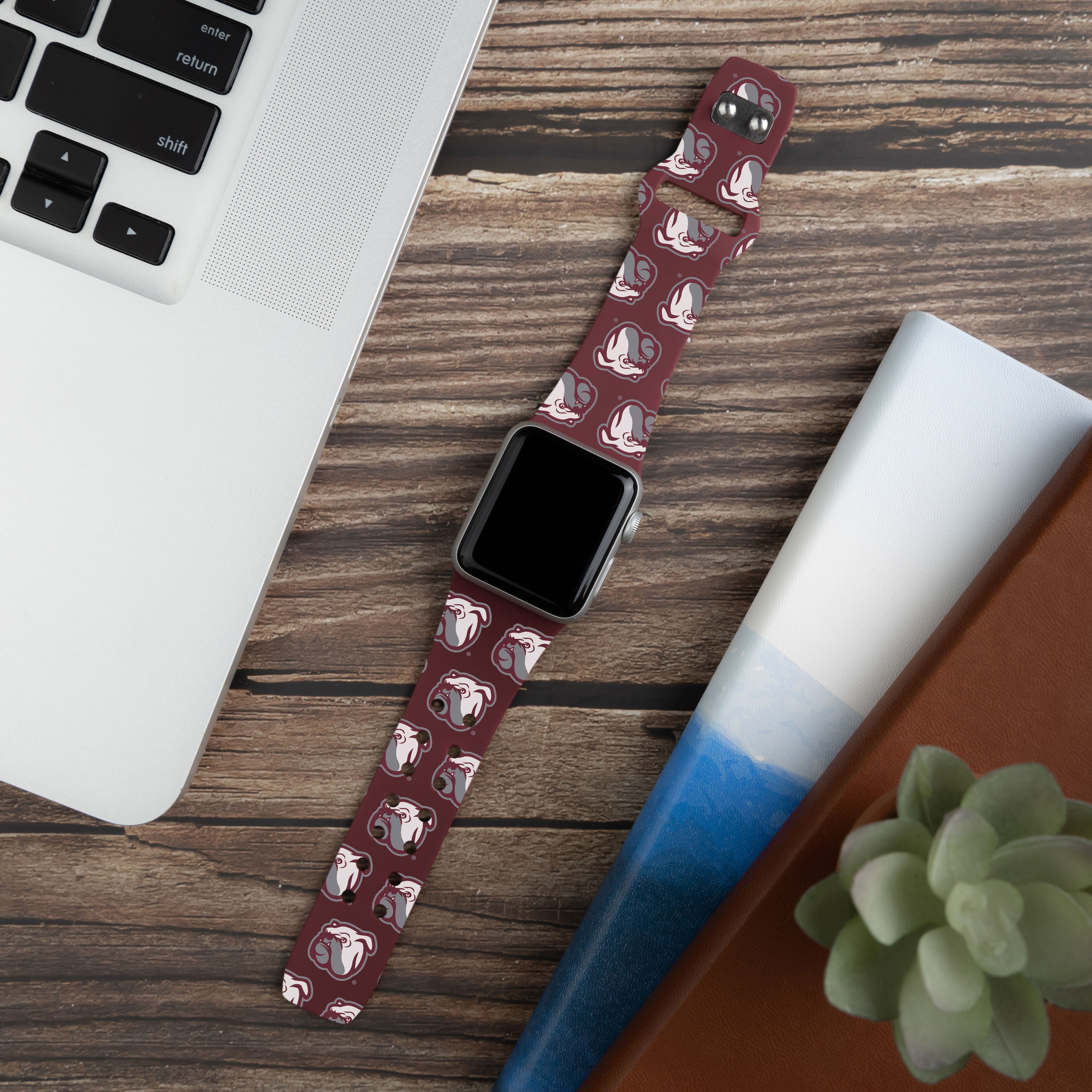 Mississippi State Bulldogs HD Apple Watch Band 6
