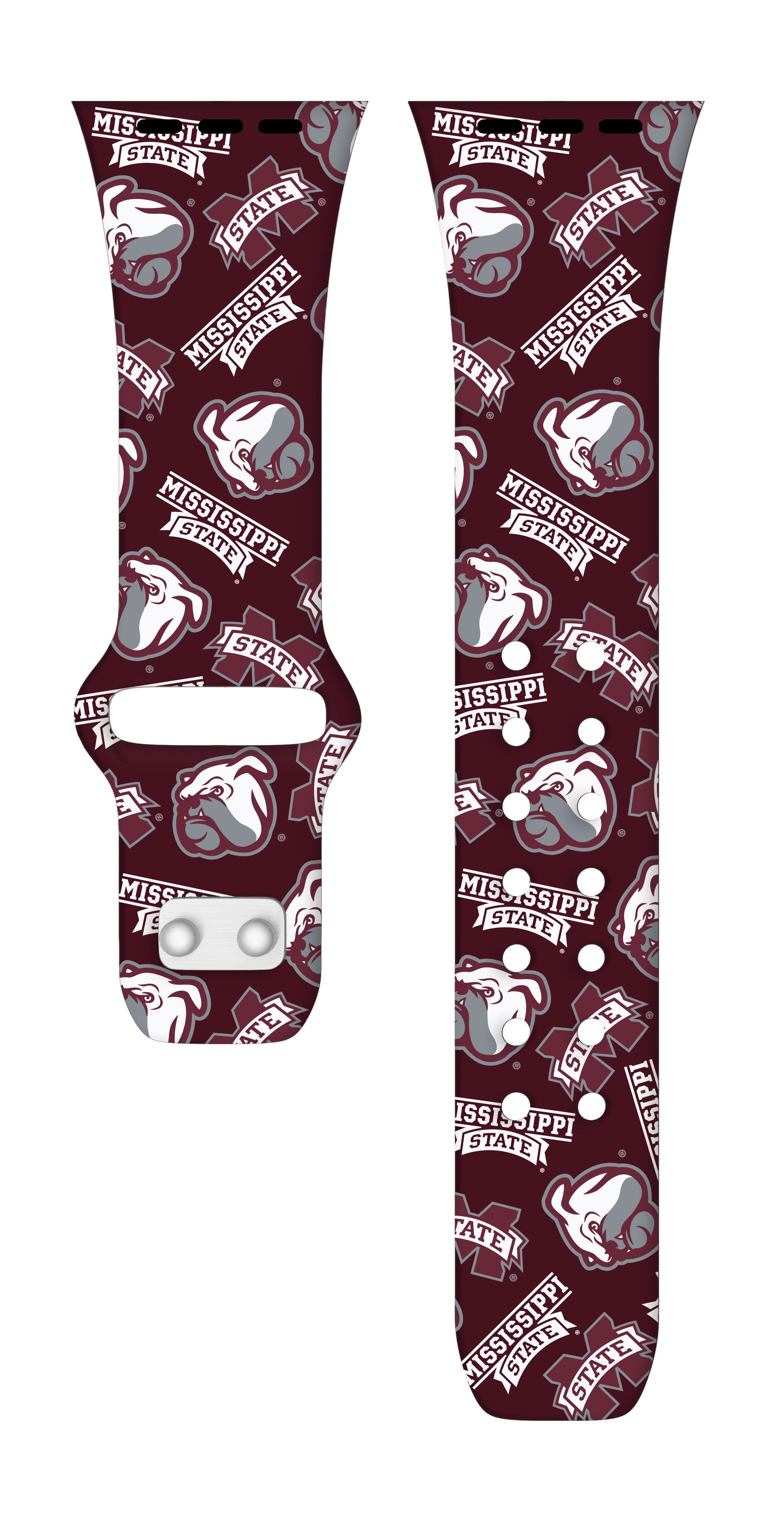 Mississippi State Bulldogs HD Apple Watch Band 12