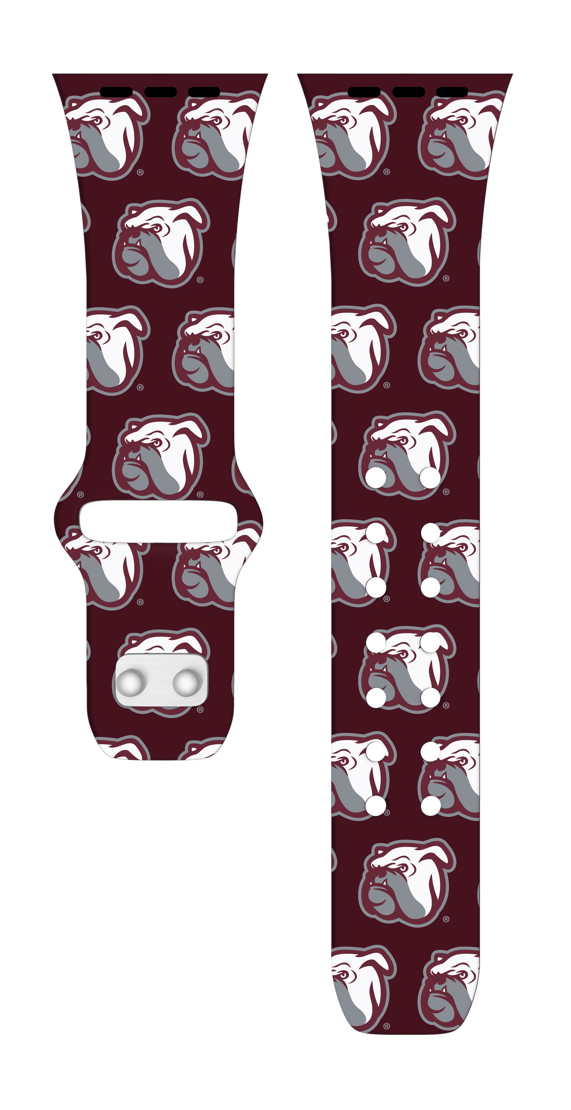 Mississippi State Bulldogs HD Apple Watch Band 8