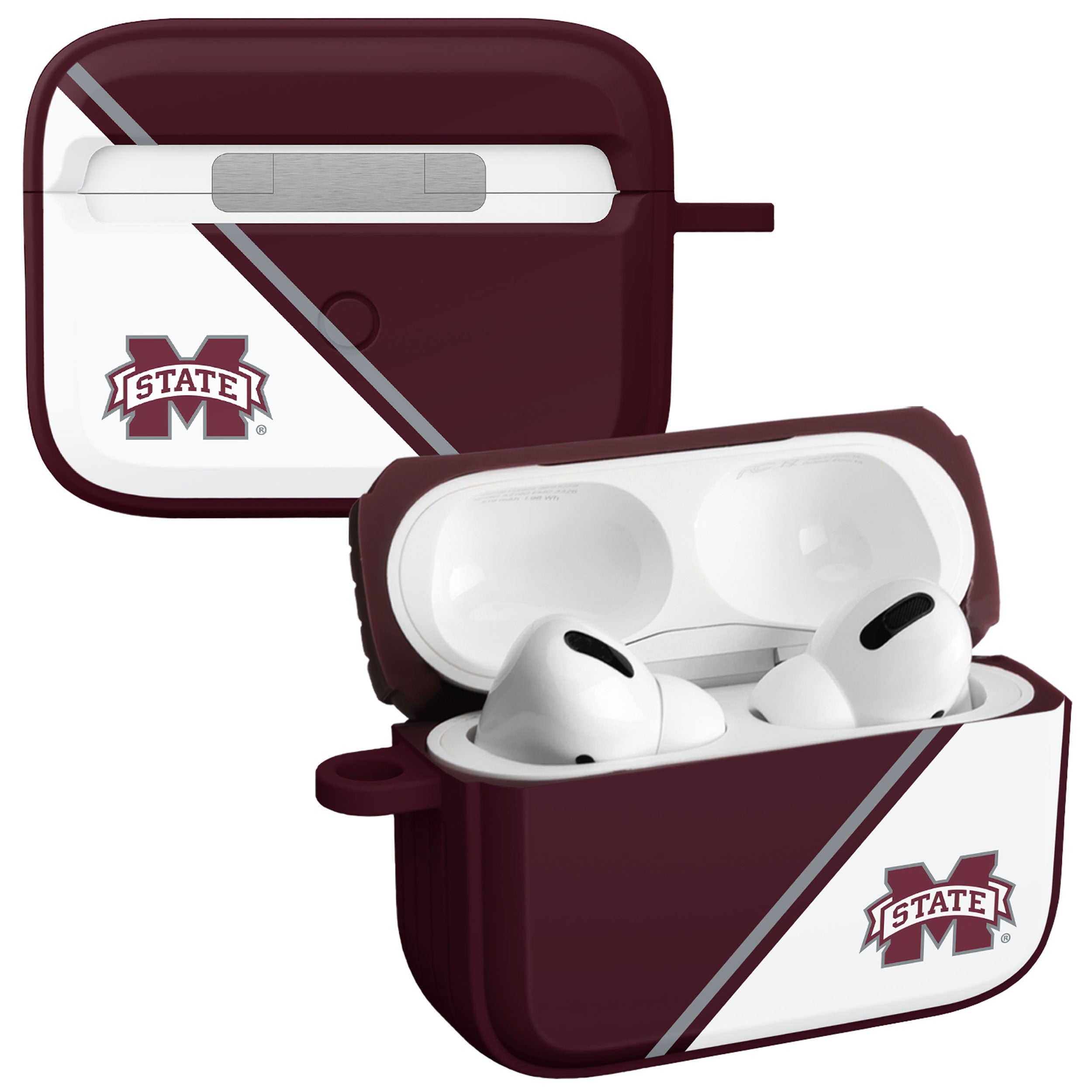 Mississippi State Bulldogs HDX Champion Series Apple AirPods Pro 1 & 2 Case Cover 1