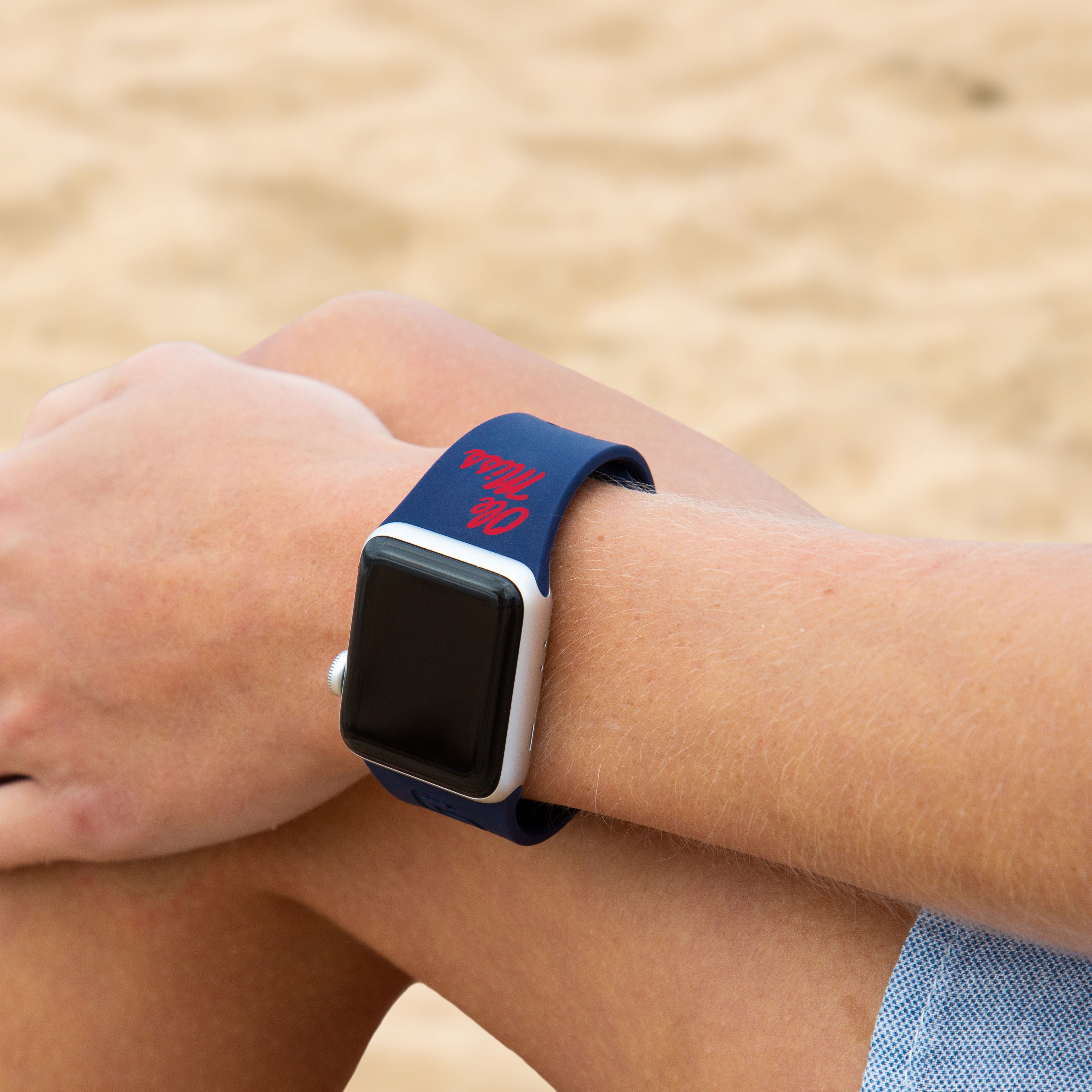 Mississippi Ole Miss Apple Watch Band 4