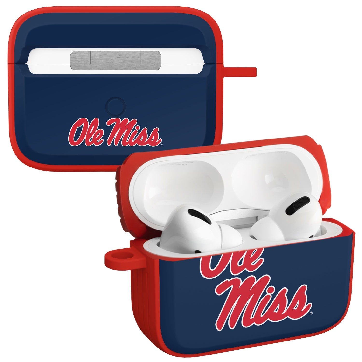Mississippi Ole Miss Rebels HDX AirPods Pro 1 & 2 Case Cover | Affinity Bands 1