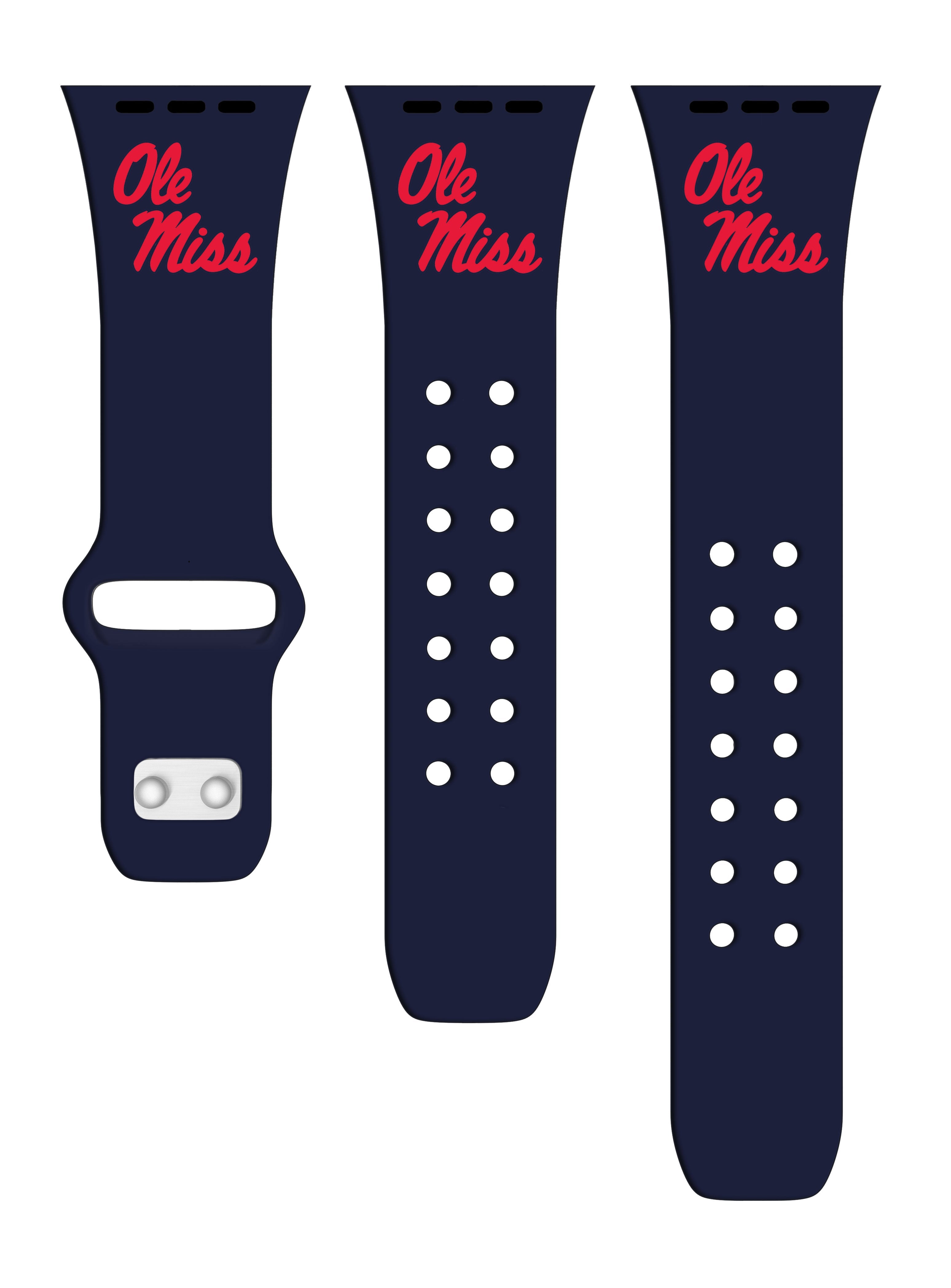 Mississippi Ole Miss Apple Watch Band 3
