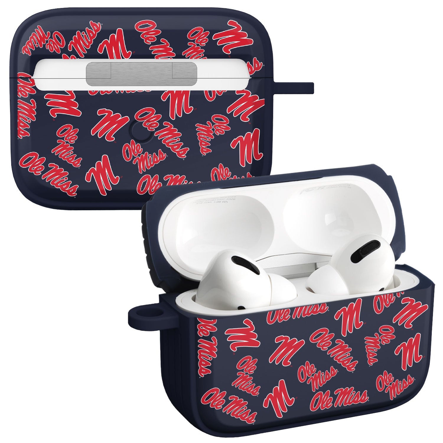 Mississippi Ole Miss Rebels HDX AirPods Pro 1 & 2 Case Cover | Affinity Bands 6
