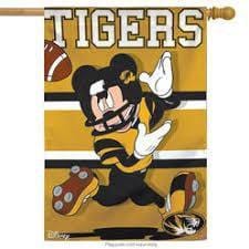 Missouri Tigers Banner Flag Mickey Mouse