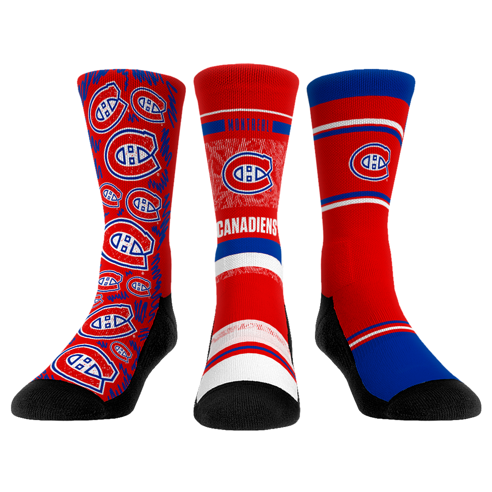 Montreal Canadiens - 3-Pack | Rock 'Em Socks
