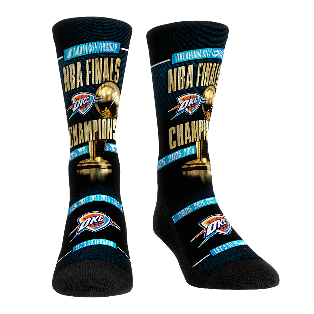 Oklahoma City Thunder - 2025 NBA Champions - Reflections | Rock 'Em Socks 1