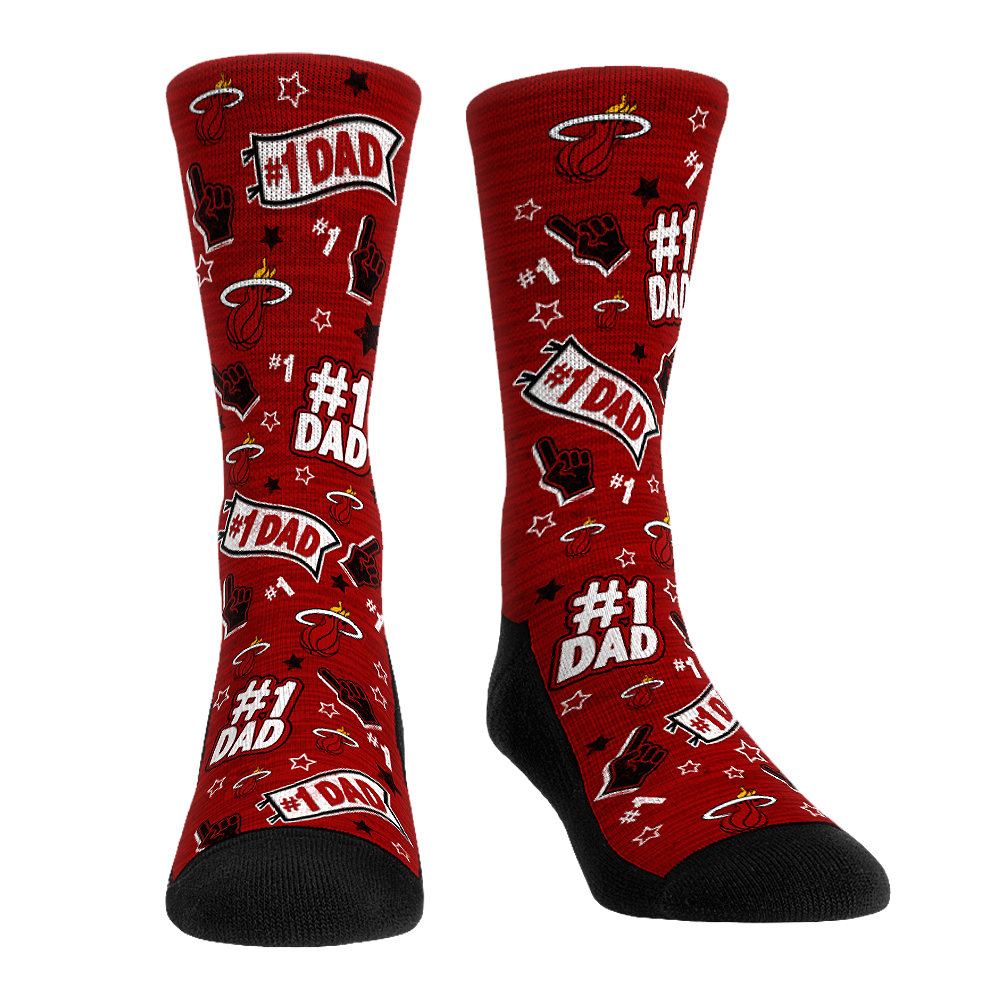 Miami Heat - #1 Dad | Rock 'Em Socks
