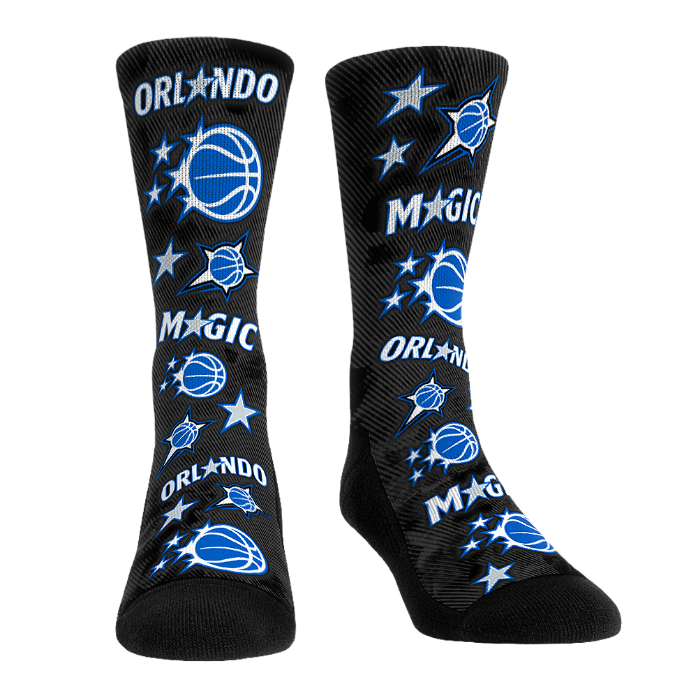 Orlando Magic - Logo All-Over (2025-2026) | Rock 'Em Socks 1