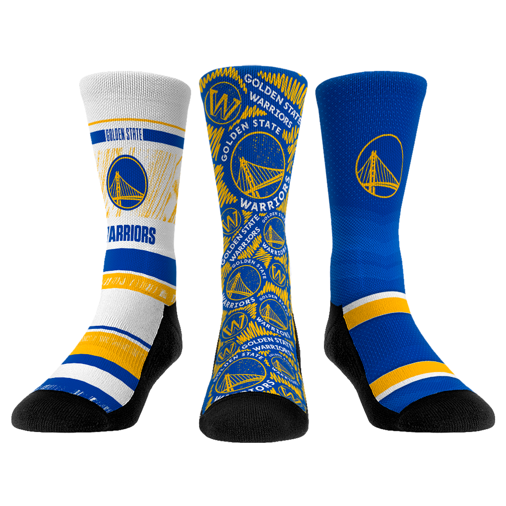 Golden State Warriors - 3-Pack | Rock 'Em Socks