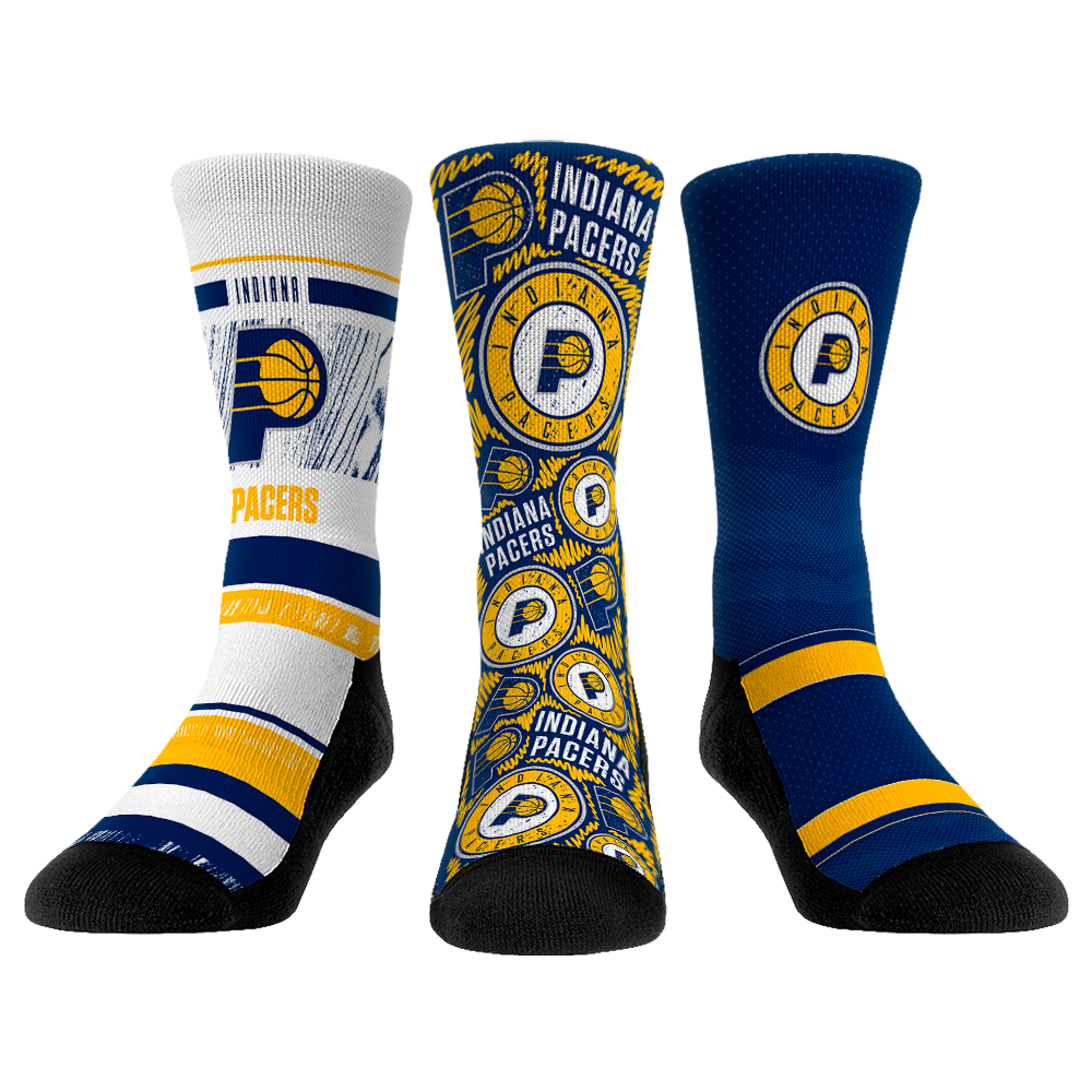 Indiana Pacers - 3-Pack | Rock 'Em Socks