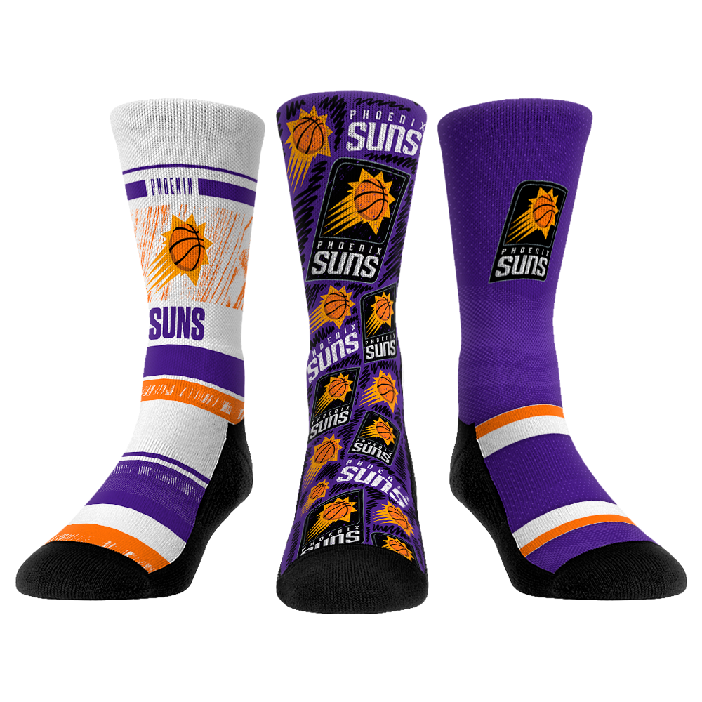 Phoenix Suns - 3-Pack | Rock 'Em Socks
