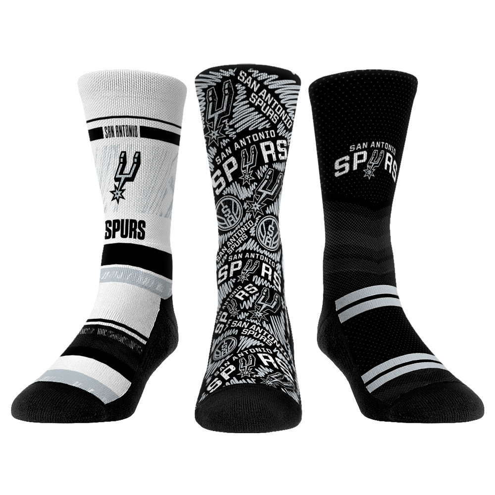 San Antonio Spurs - 3-Pack | Rock 'Em Socks