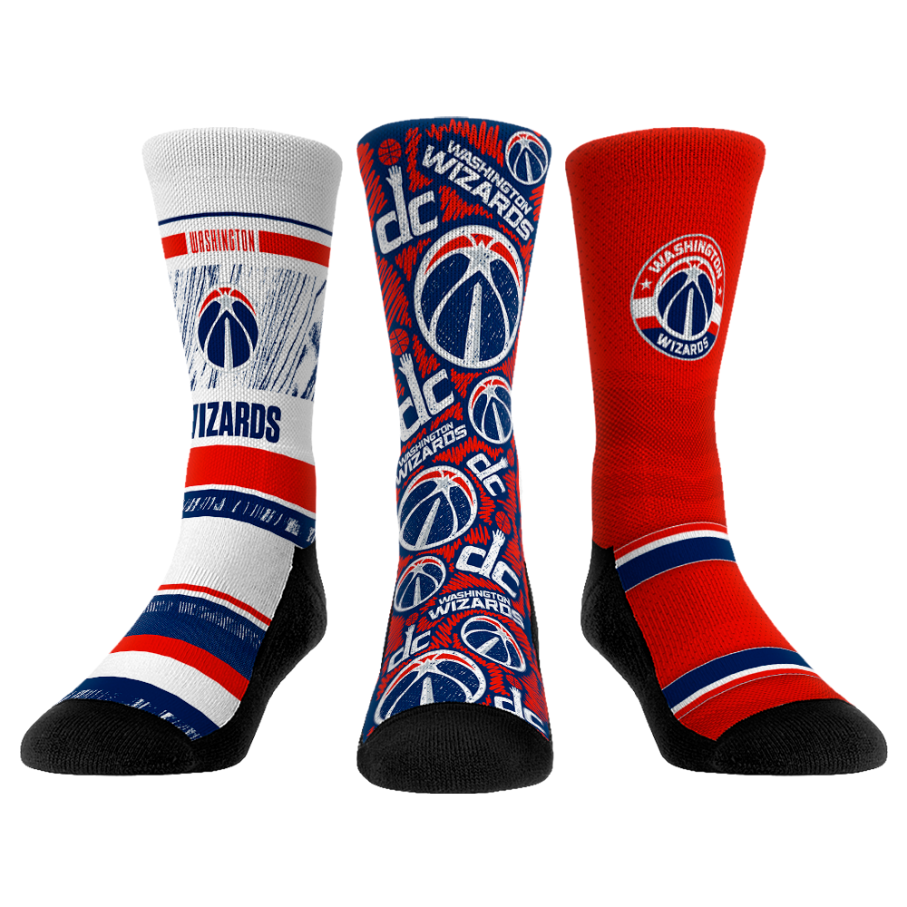 Washington Wizards - 3-Pack | Rock 'Em Socks