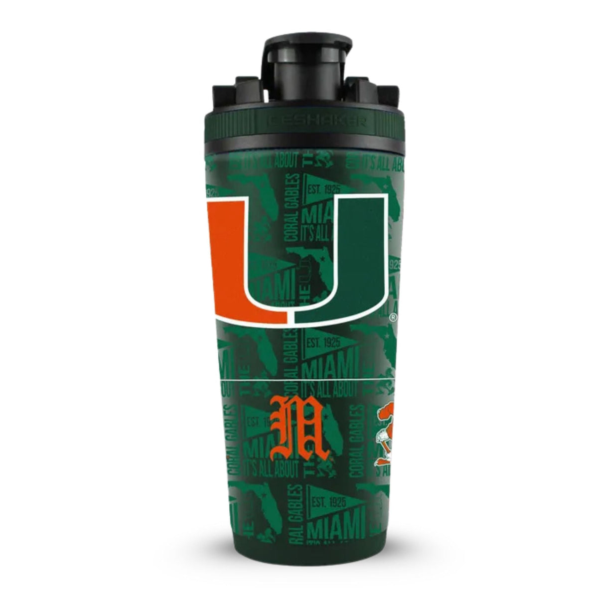 Officially Licensed University of Miami 26oz Ice Shaker 16