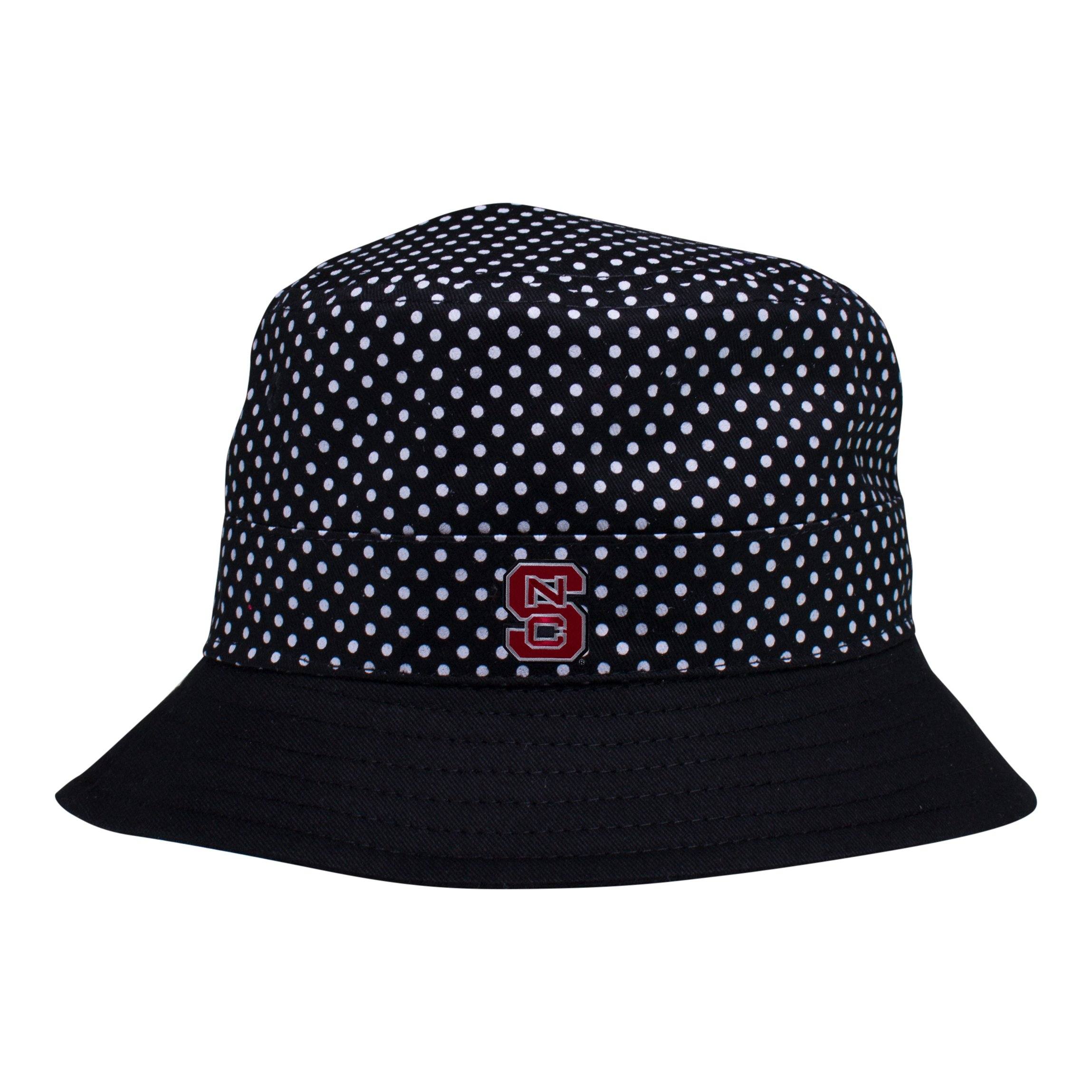 NC State Pin Dot Bucket Hat